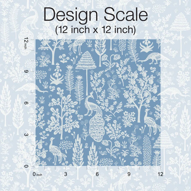 Menagerie Toile 27" L x 27" W Smooth Wallpaper Roll