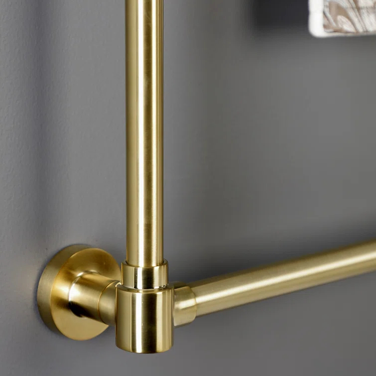 Kingston Brass Gallant 24-Inch Wall Mount 3-Bar Towel Rack
