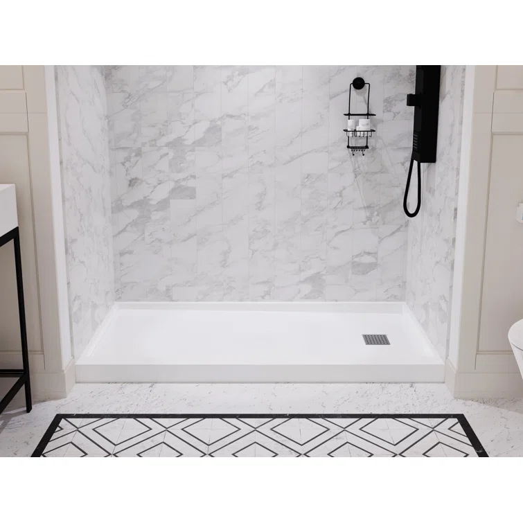 30'' W 60'' D Rectangular Triple Shower Base