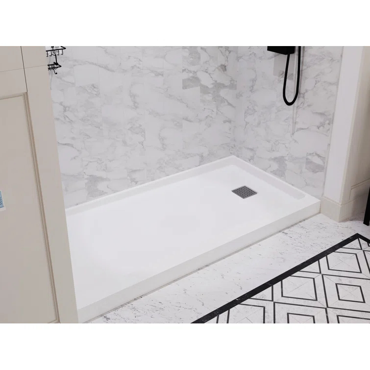 30'' W 60'' D Rectangular Triple Shower Base
