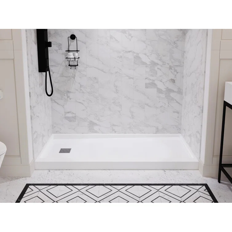 30'' W 60'' D Rectangular Triple Shower Base