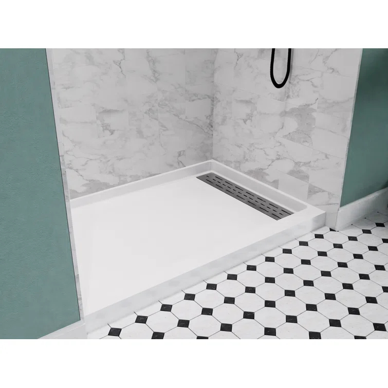 32'' W 48'' D Rectangular Triple Shower Base