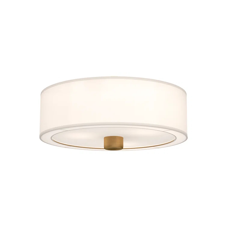 Theo Fabric Semi Flush Mount
