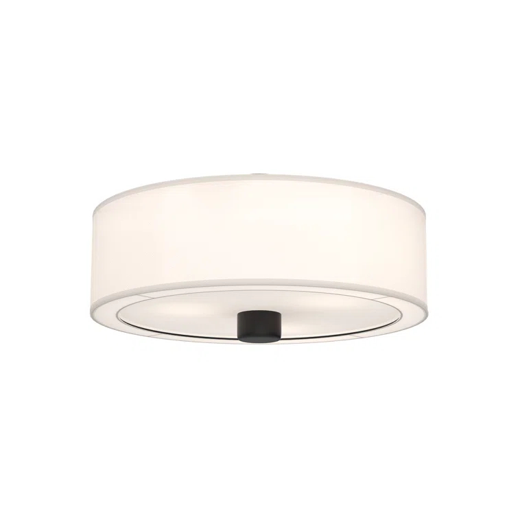 Theo Fabric Semi Flush Mount