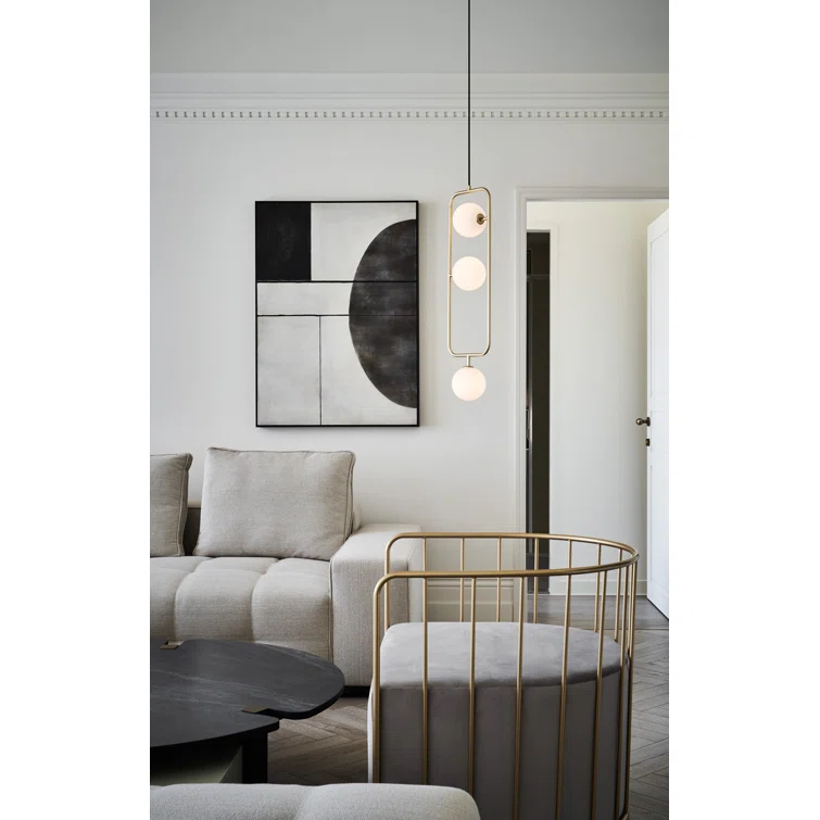 Sircle 3 - Light Unique/Statement Pendant