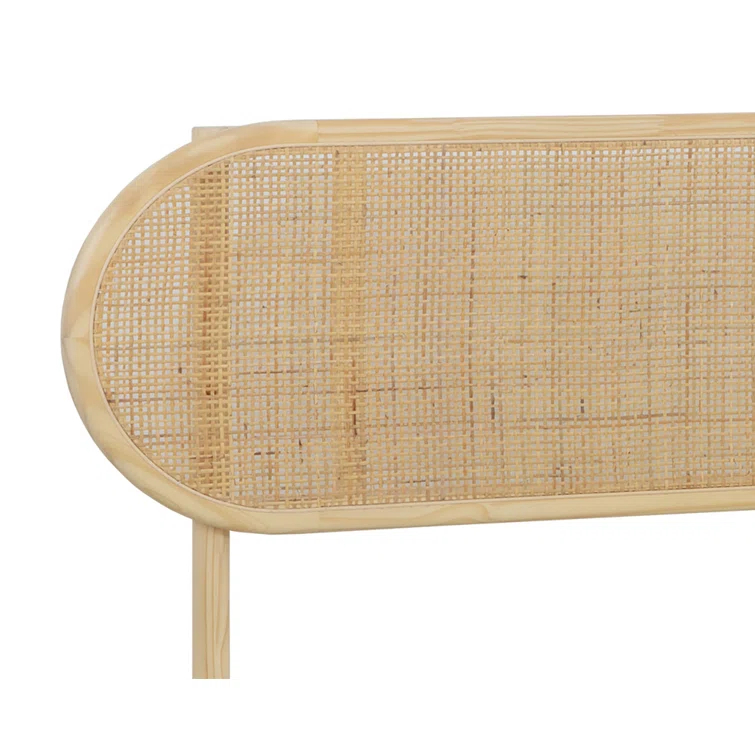 Natural Pine King Bed Frame with Slats