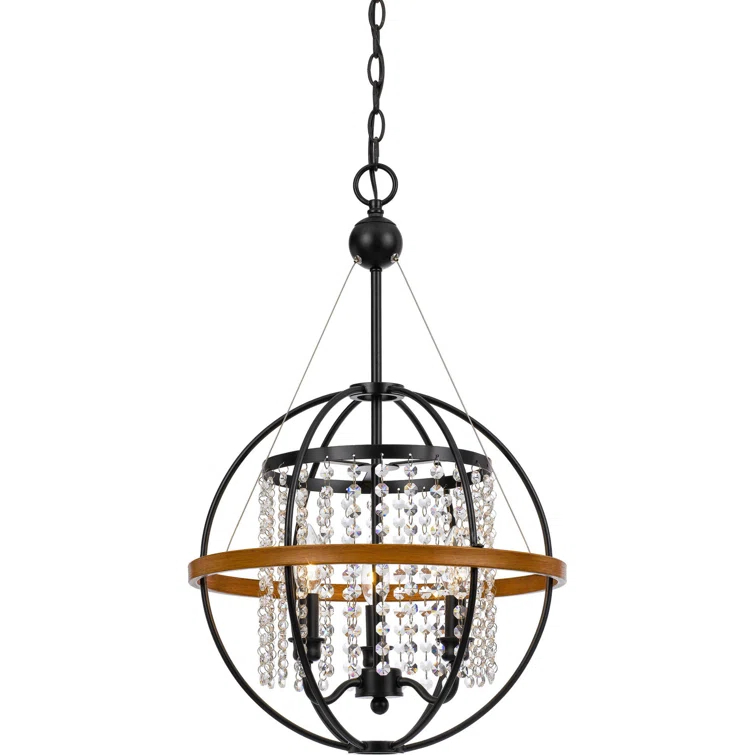 3 - Light Globe Chandelier