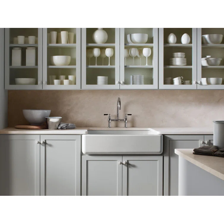 Whitehaven® Self-Trimming 36" L x 22" W Farmhouse Kitchen Sink