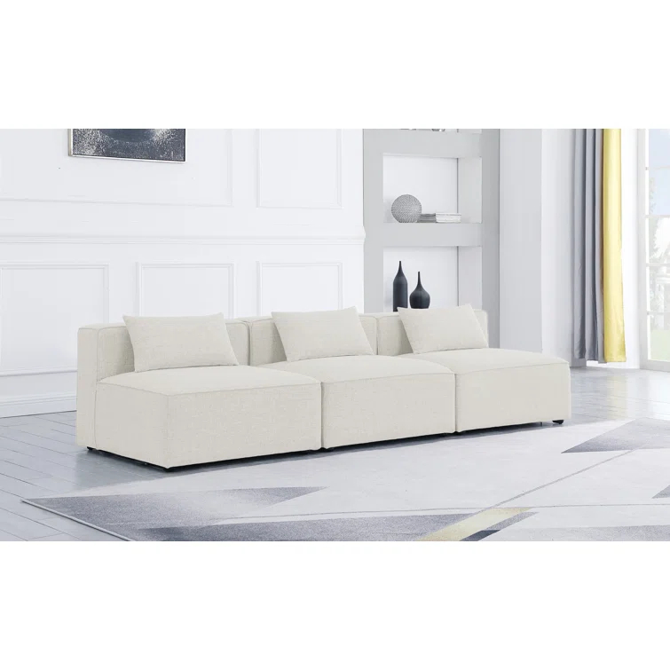 Cube 108'' Upholstered Sofa