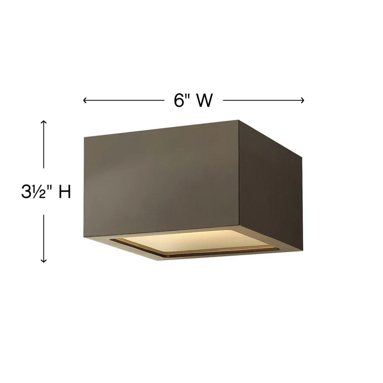 Kube Andi-Mia LED Outdoor Flush Mount