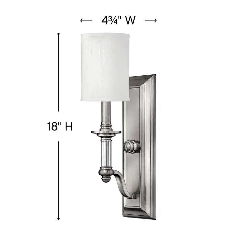 Sussex 1-Light Armed Sconce