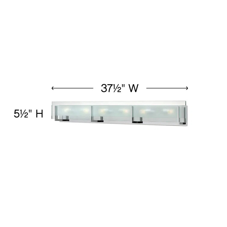 Latitude 6-Light Dimmable Bath Bar