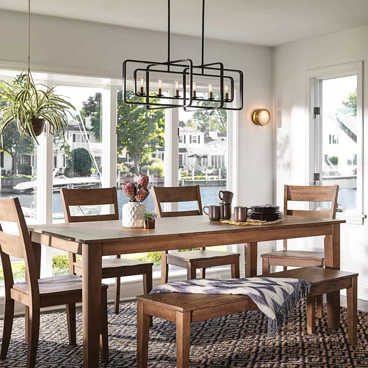 Fernand 6-Light Kitchen Island Linear Pendant