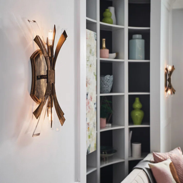 Vida Steel Flush Mounted Sconce