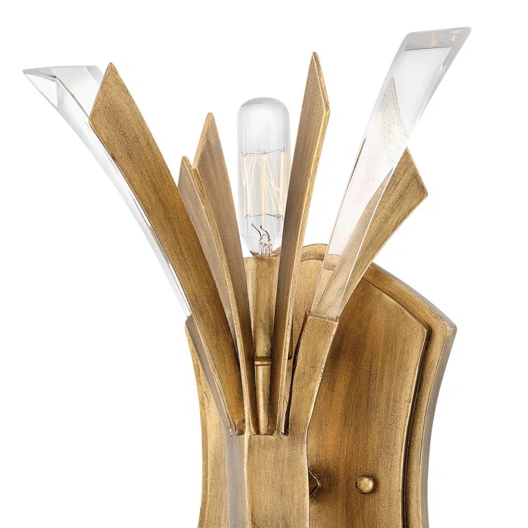 Vida Steel Flush Mounted Sconce