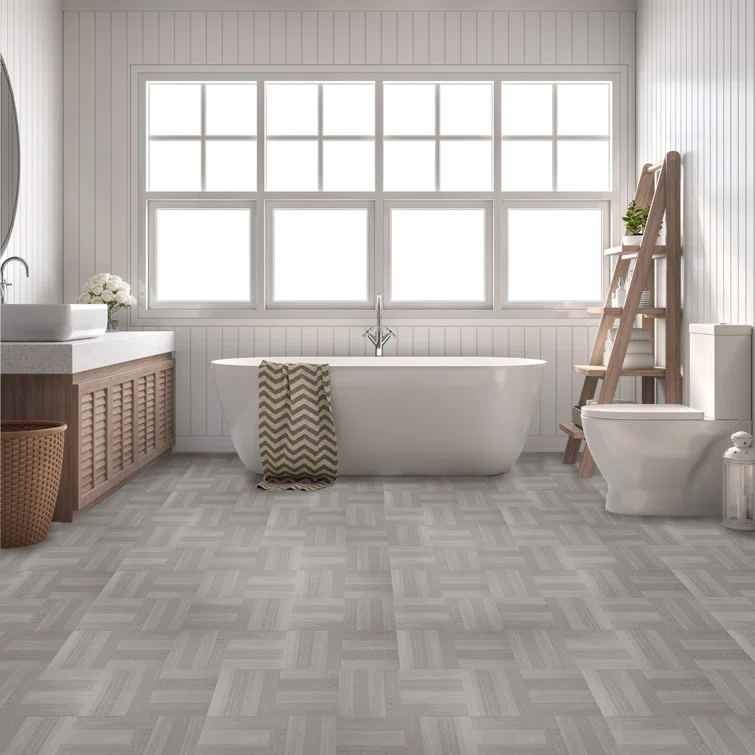 12" x 12" x 1.2mm Oak Vinyl Tile