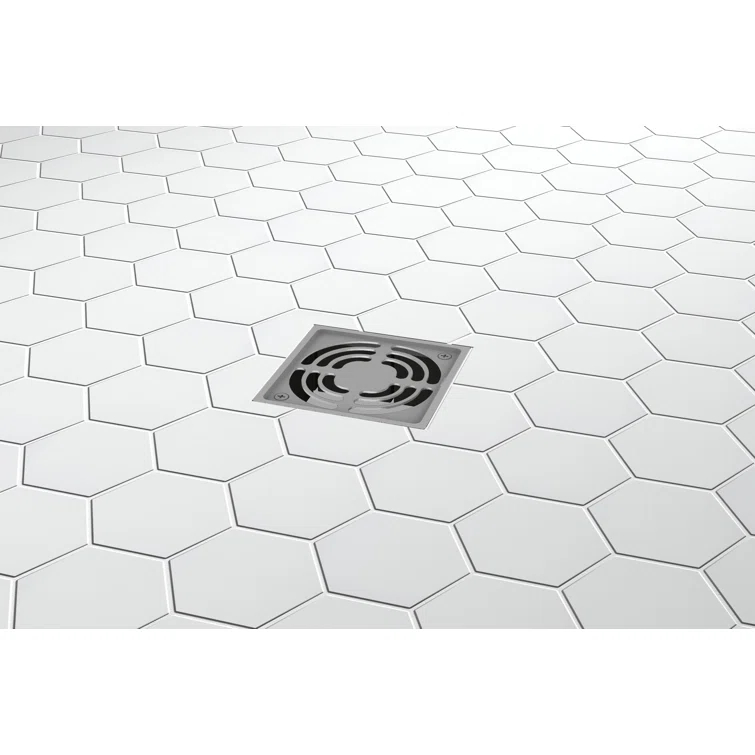 Source™ 3" x 3" Beveled Porcelain Honeycomb Mosaic Wall & Floor Tile