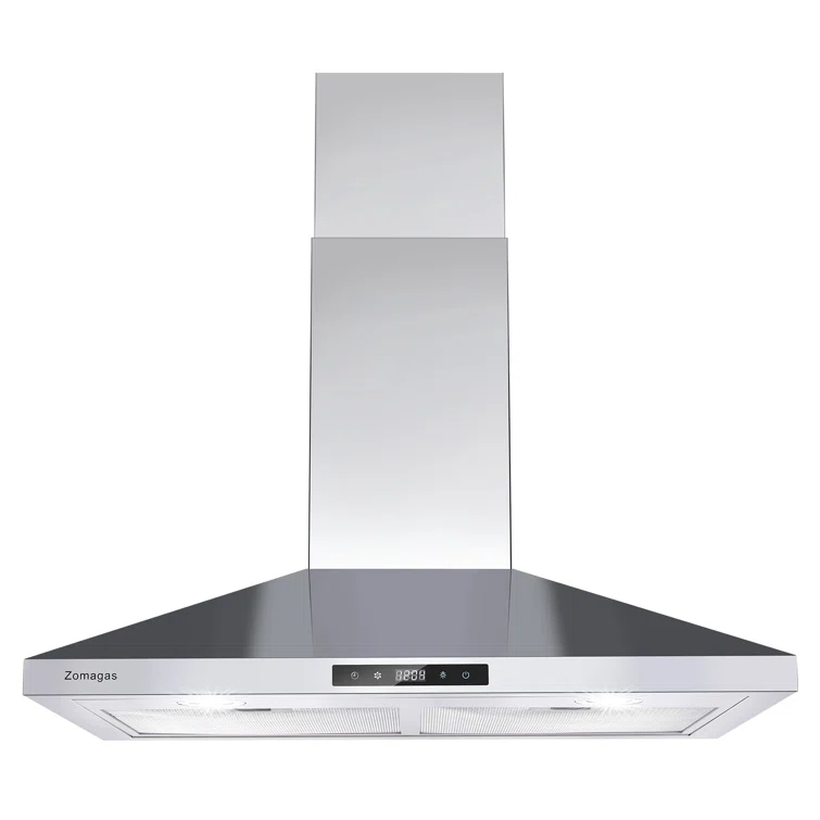 30" 450 CFM Convertible Wall Mount Range Hood in Stainless Steel
