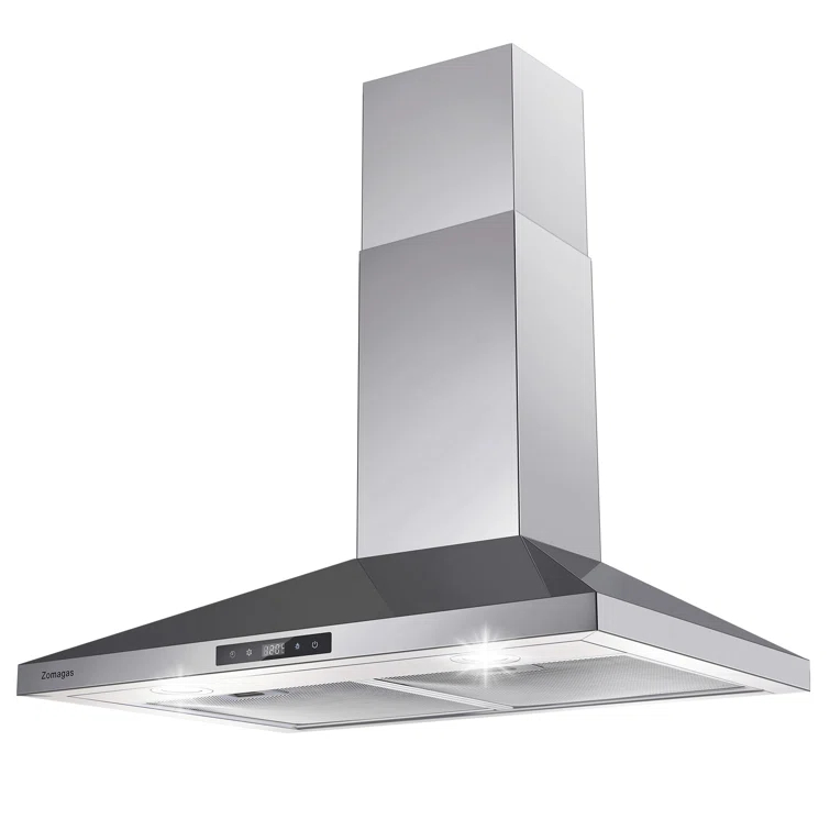 30" 450 CFM Convertible Wall Mount Range Hood in Stainless Steel