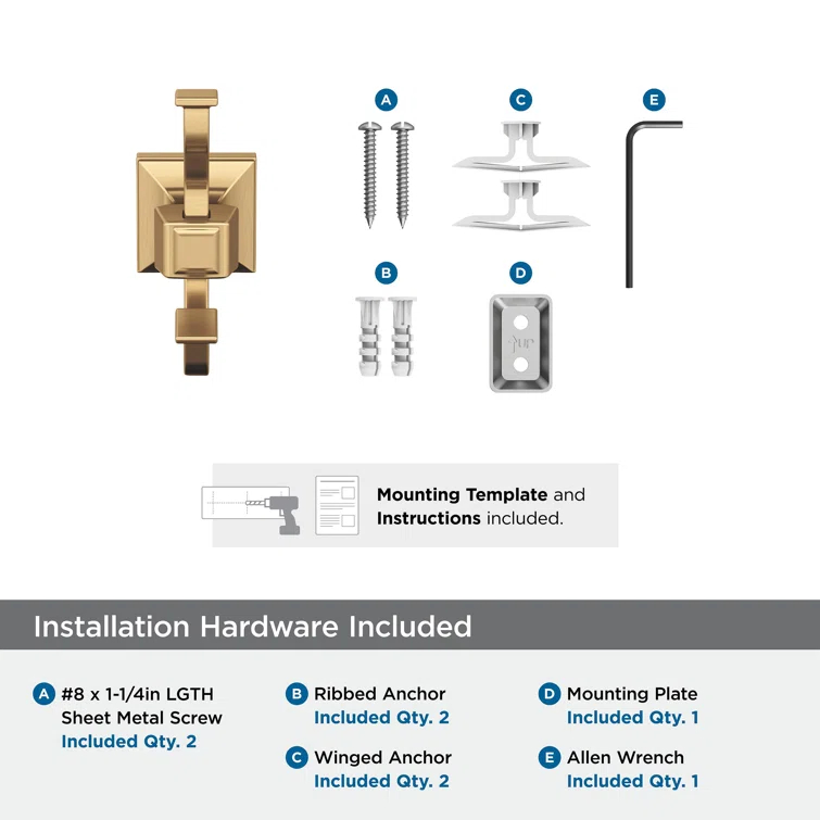 Mulholland Wall Mounted Robe Hook