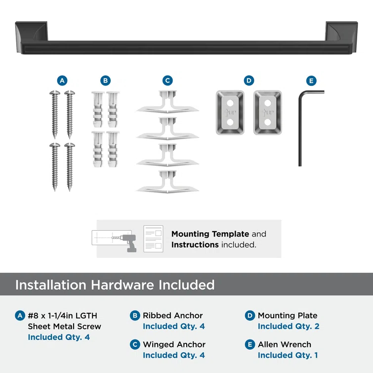 Mulholland 19.81" Wall Mounted Towel Bar