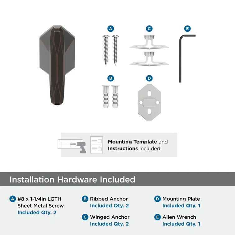 St. Vincent Wall Mounted Robe Hook