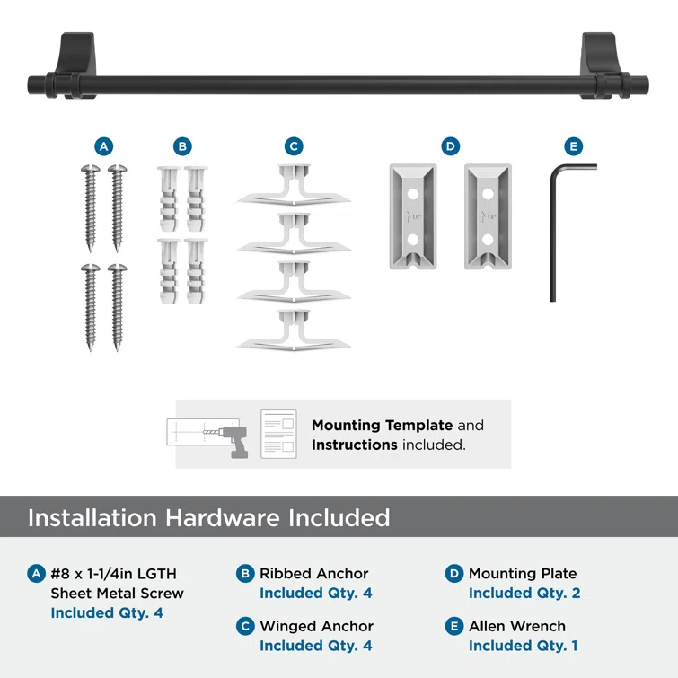 Davenport 20.31" Wall Mounted Towel Bar