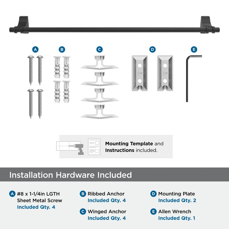 Davenport 26.31" Wall Mounted Towel Bar