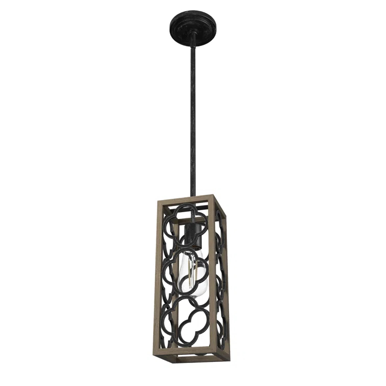 Hunter Fan Gablecrest 1 - Light Single Rectangle Pendant