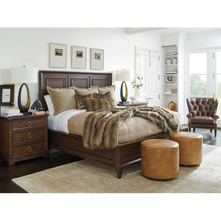 Silverado Walnut Creek Wood Panel Bed