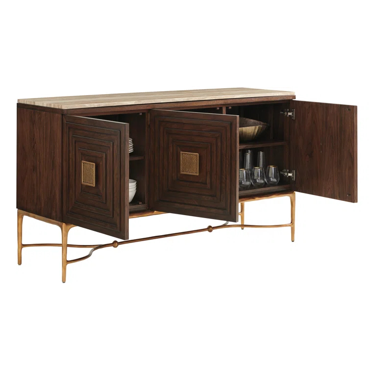 Lexington Silverado Tiburon Sideboard With Stone Top