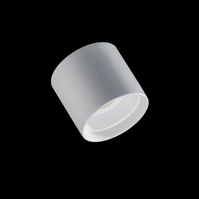 Squat LED Cylinder Outdoor Flush Mount