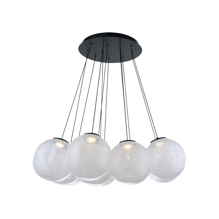 Cosmic 12 - Light Black LED Cluster Pendant