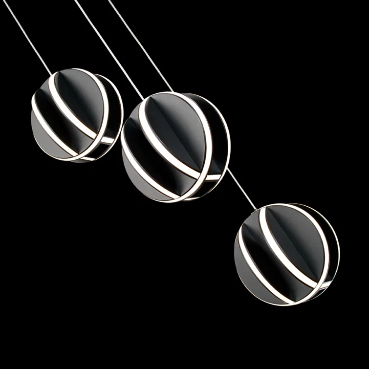 Carillion 3 - Light LED Cluster Pendant