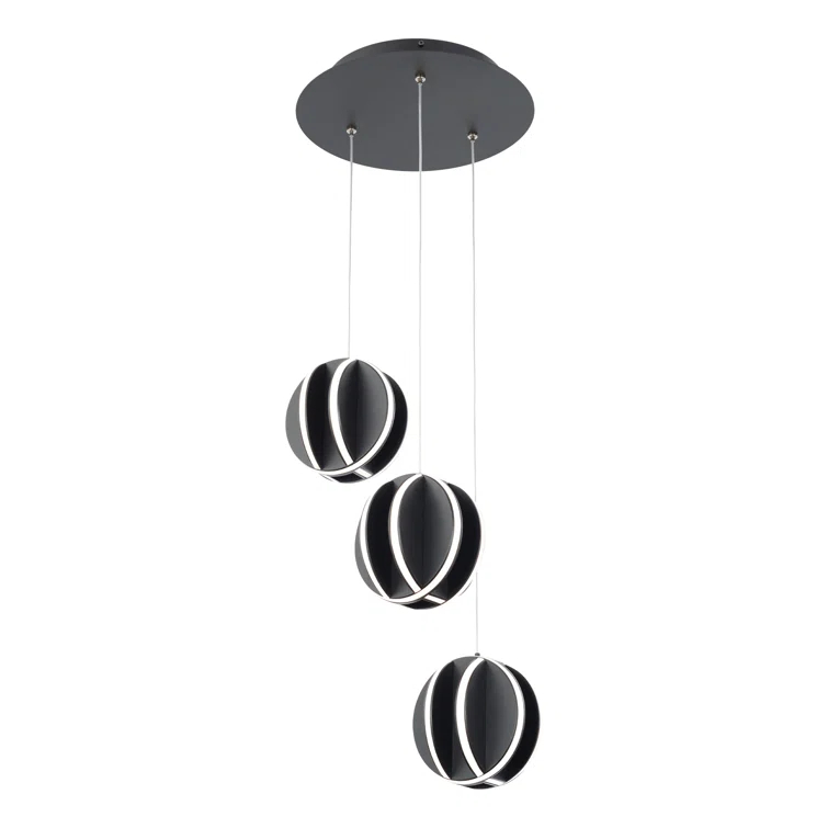 Carillion 3 - Light LED Cluster Pendant