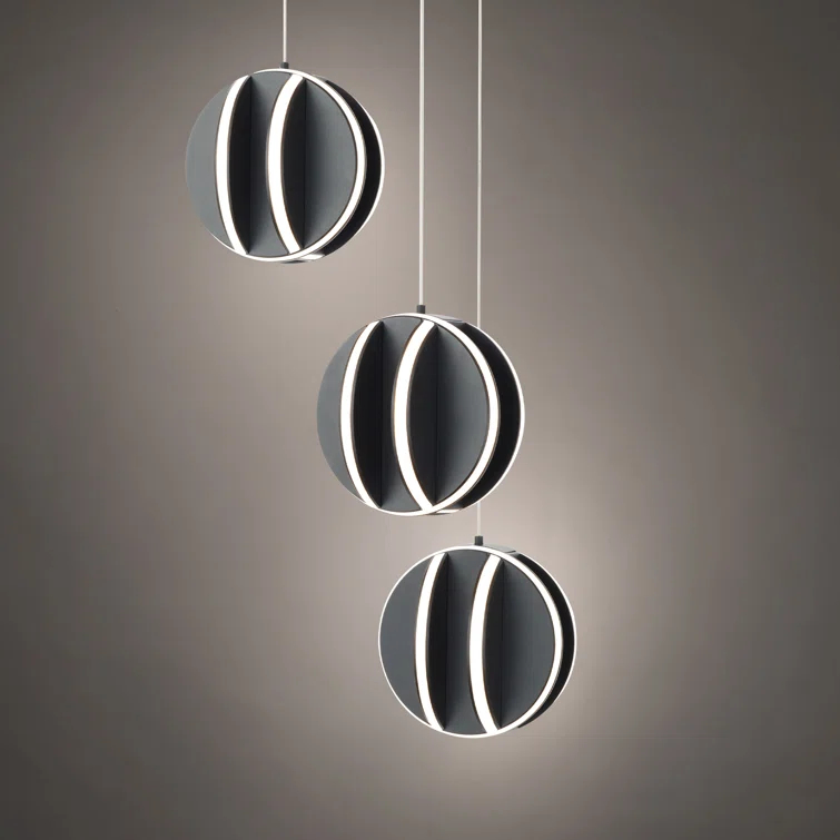 Carillion 3 - Light LED Cluster Pendant