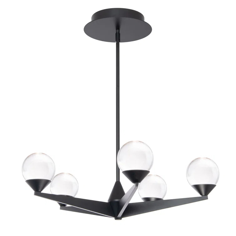 Modern Forms Double Bubble 5 - Light Dimmable LED Globe Chandelier