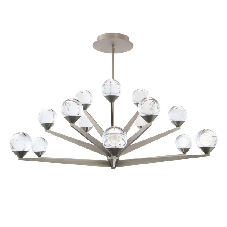 Double Bubble 15 - Light Dimmable LED Sputnik Sphere Chandelier
