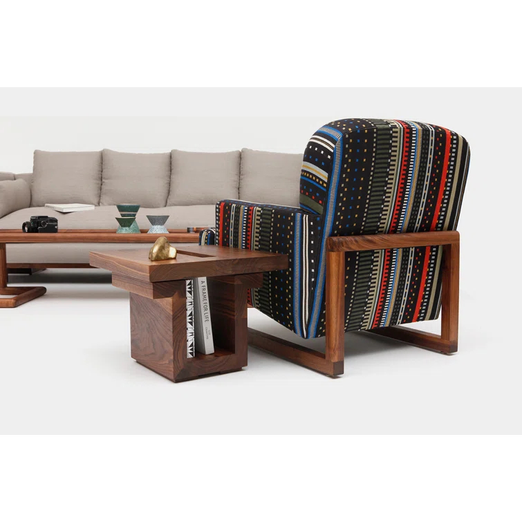 SQ Solid Wood End Table