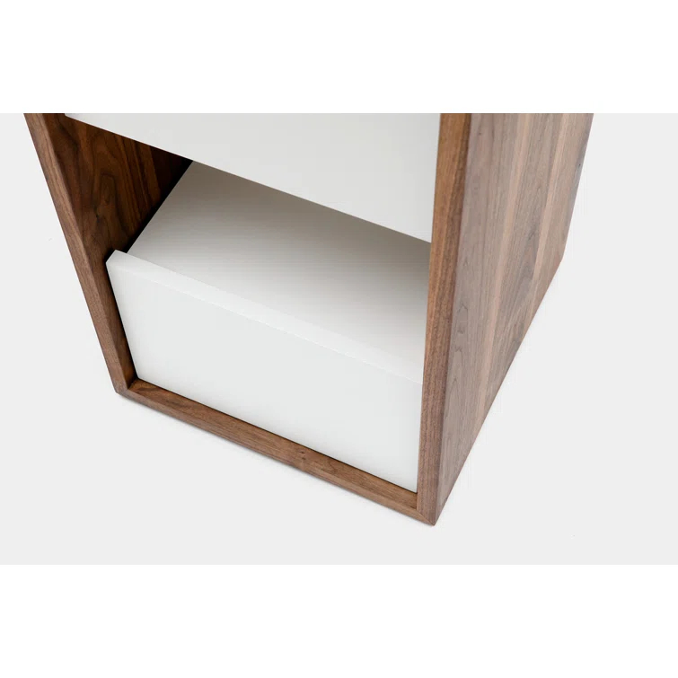 THN 14'' W Solid Wood Nightstand
