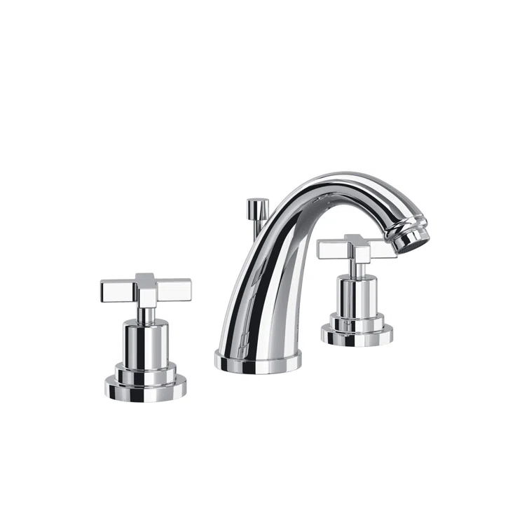 Lombardia Widespread Lavatory Faucet With C-Spout