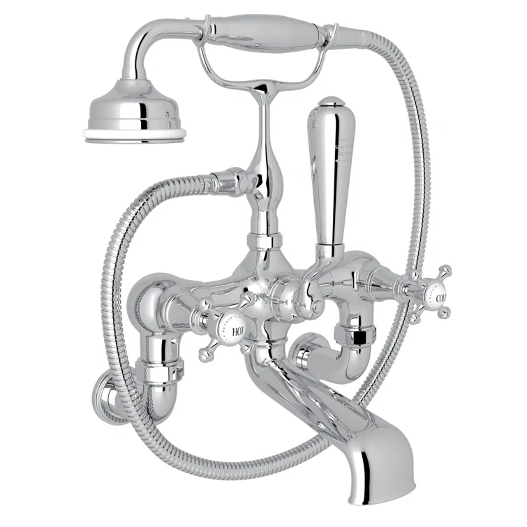 Georgian Era Exposed Wall Mount Tub Filler