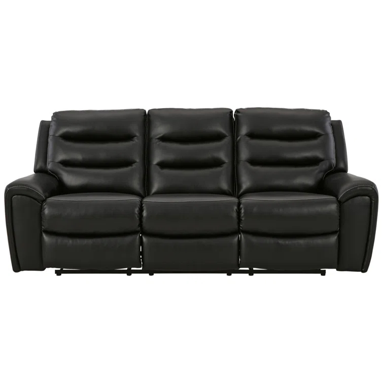Suresh 90'' Faux Leather Power Reclining Sofa