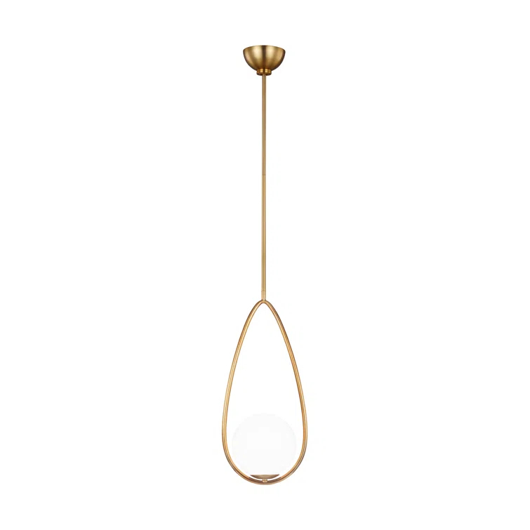 Galassia Pendant Light by AERIN - Burnished Brass / 9.5"W