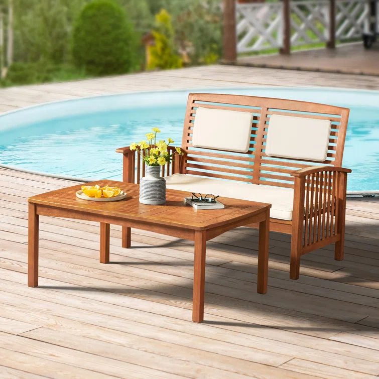 Lyndon 2 - Person Patio Conversation Sets with Cushions