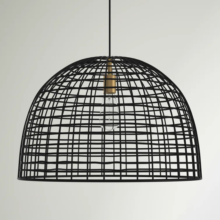 Wexler 1 - Light Pewter Single Pendant