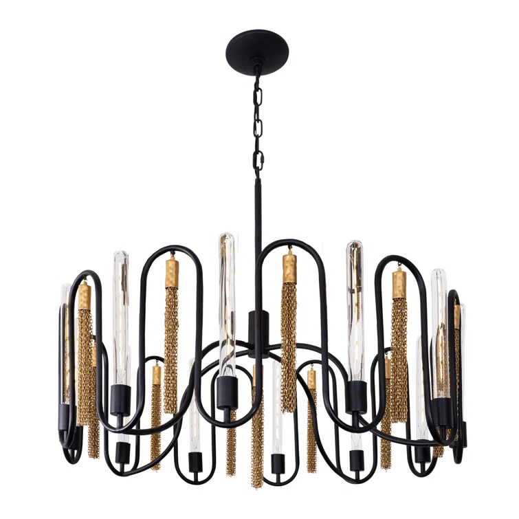 Darden 12 - Light Geometric Chandelier