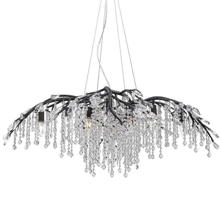 Willa Arlo™ Interiors Montriel 12 - Light Unique / Statement Geometric Chandelier with Crystal Accents & Reviews | Wayfair