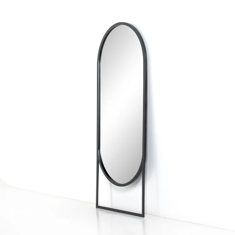 Michelle Floor Mirror - Black