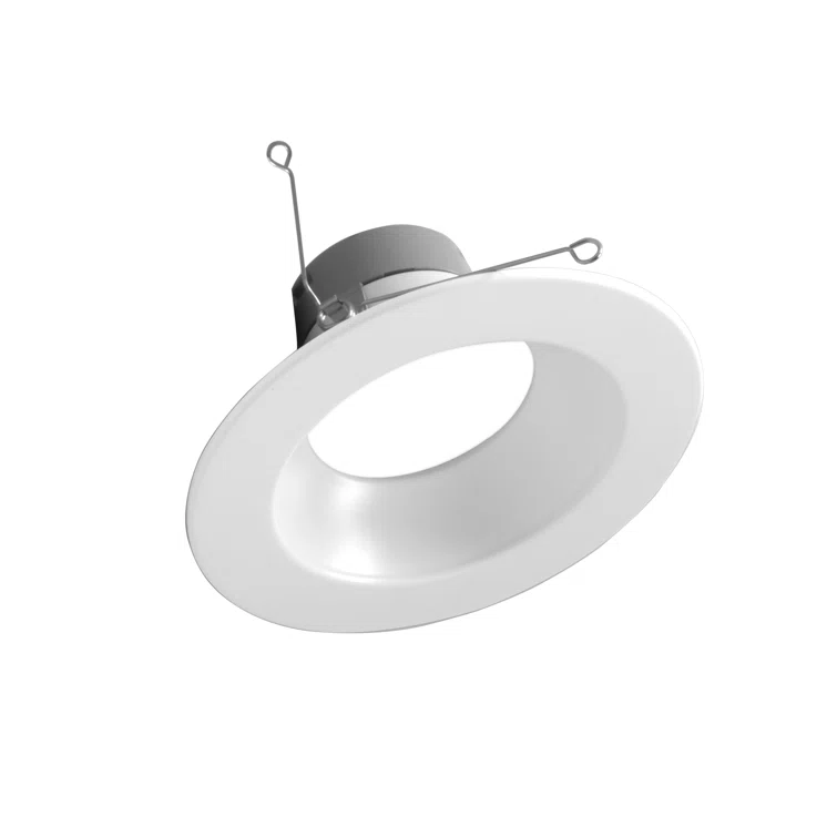 NICOR Lighting 6'' Selectable Color Temperature Dimmable Air-Tight IC Rated LED Retrofit Recessed Lighting Kit DLR56612120SWH